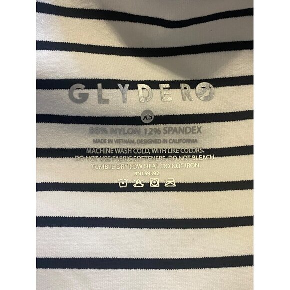 GLYDER High Power Legging White and Black Stripe Size XS - Picture 9 of 10